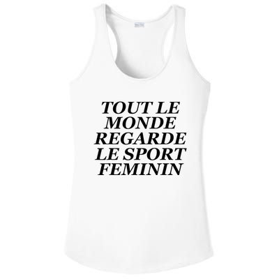 Tout Le Monde Regarde Le Sport Feminin Ladies PosiCharge Competitor Racerback Tank