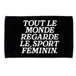 Tout Le Monde Regarde Le Sport Feminin Women’S Sports Microfiber Hand Towel