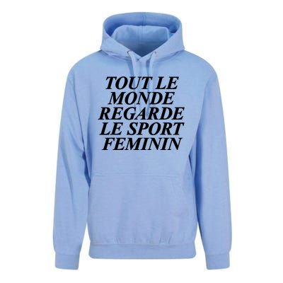 Tout Le Monde Regarde Le Sport Feminin Unisex Surf Hoodie