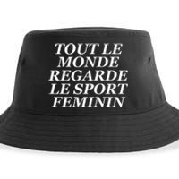 Tout Le Monde Regarde Le Sport Feminin Sustainable Bucket Hat