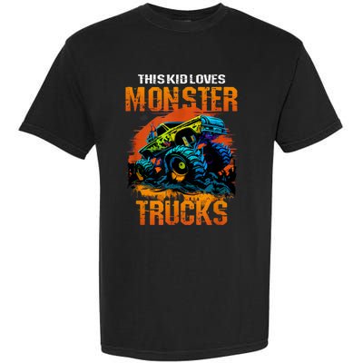 This Loves Monster Trucks Monster Truck Garment-Dyed Heavyweight T-Shirt