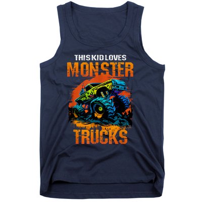 This Loves Monster Trucks Monster Truck Tank Top