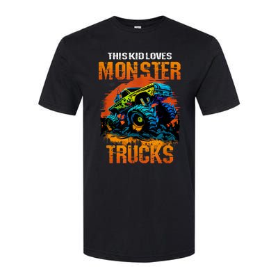 This Loves Monster Trucks Monster Truck Softstyle CVC T-Shirt