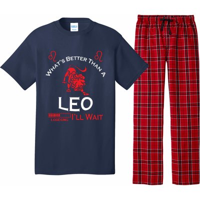 Team Leo Man Or Leo Woman Retro Style Horoscope Birthday Pajama Set