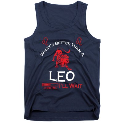 Team Leo Man Or Leo Woman Retro Style Horoscope Birthday Tank Top