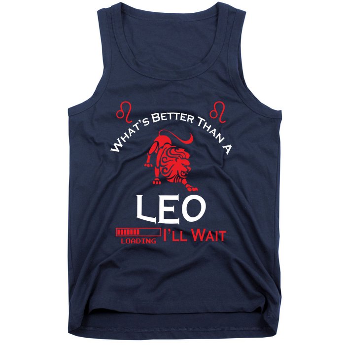 Team Leo Man Or Leo Woman Retro Style Horoscope Birthday Tank Top