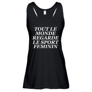 Tout Le Monde Regarde Le Sport Feminin Ladies Essential Flowy Tank