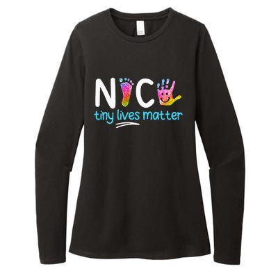 Tiny Lives Matter NICU Nursing Neonatal Nurses Womens CVC Long Sleeve Shirt