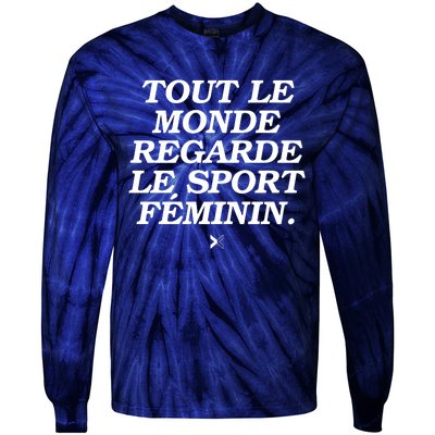 Tout Le Monde Regarde Le Sport FéMinin Tie-Dye Long Sleeve Shirt