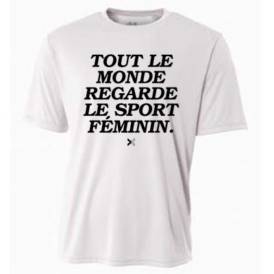 Tout Le Monde Regarde Le Sport FéMinin Cooling Performance Crew T-Shirt