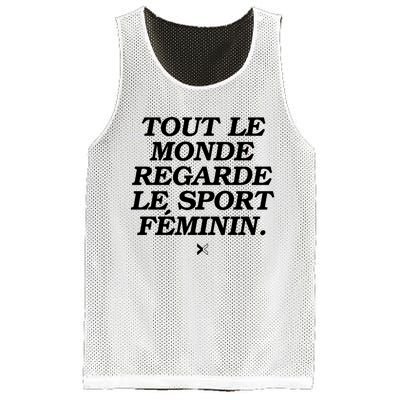 Tout Le Monde Regarde Le Sport FéMinin Mesh Reversible Basketball Jersey Tank