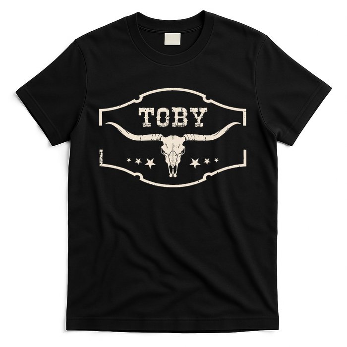 Toby Last Name Personalized Vintage Team Toby T-Shirt