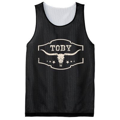 Toby Last Name Personalized Vintage Team Toby Mesh Reversible Basketball Jersey Tank
