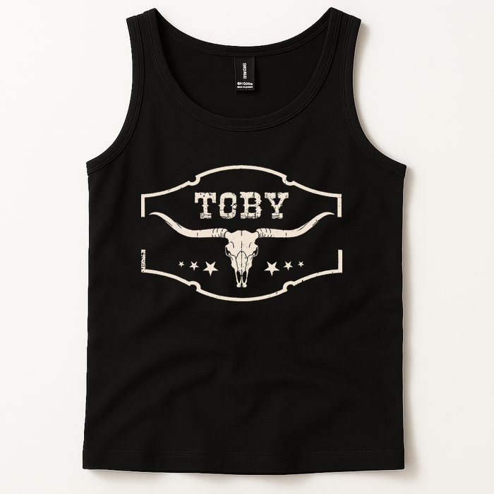 Toby Last Name Personalized Vintage Team Toby Tank Top