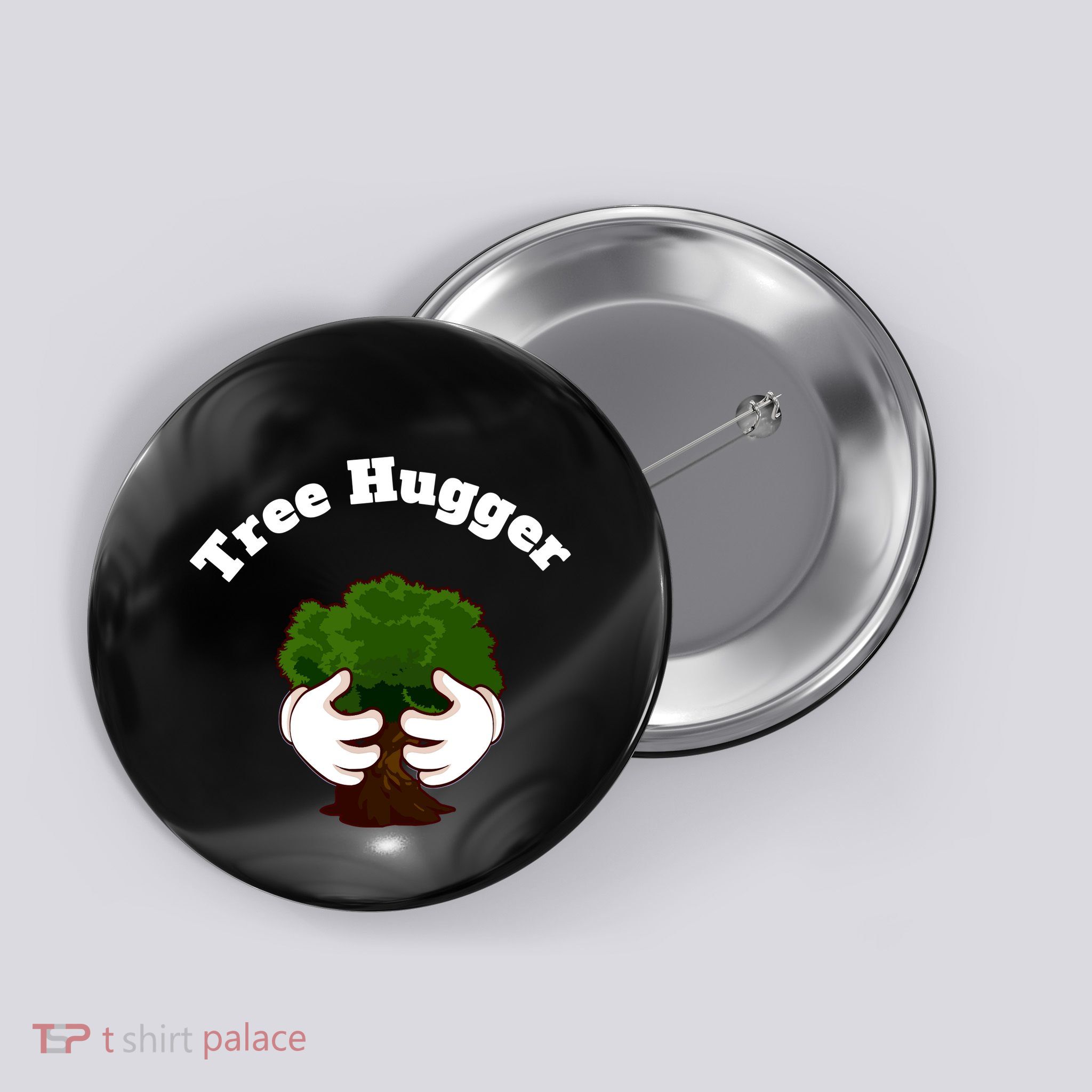 Tree Lover Nature Lover Hippie Novelty Button