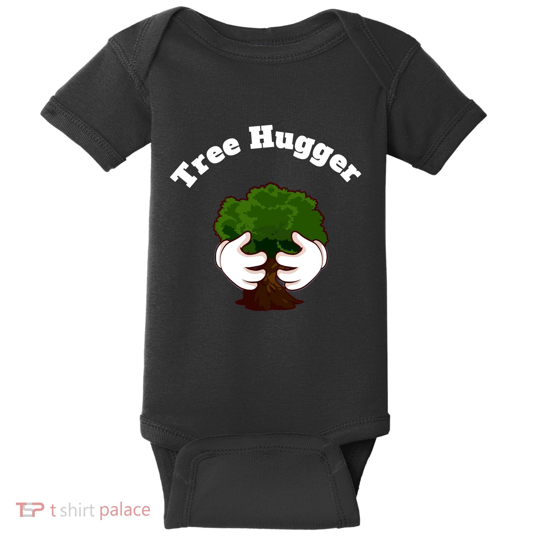 Tree Lover Nature Lover Hippie Novelty Baby Bodysuit