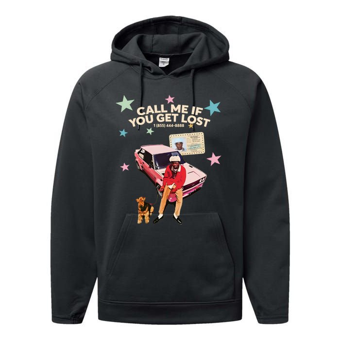 Tyler Lover Nostalgia Call Me If You Get Lost Vintage Performance Fleece Hoodie