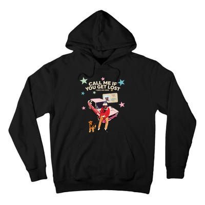 Tyler Lover Nostalgia Call Me If You Get Lost Vintage Tall Hoodie