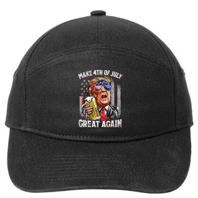 Trump Legends Never Die Fight Trump Assassination Attempt 7-Panel Snapback Hat