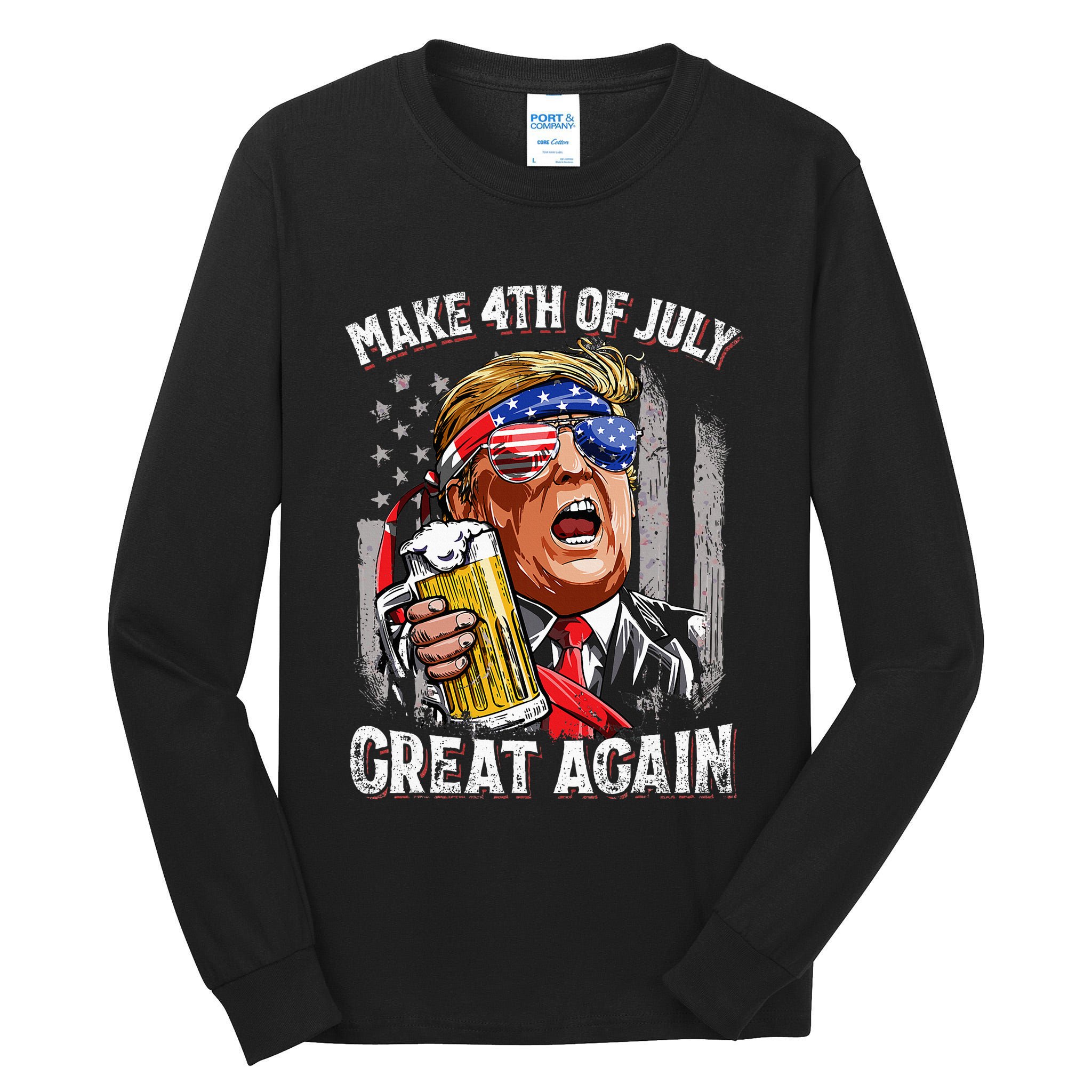 Trump Legends Never Die Fight Trump Assassination Attempt Tall Long Sleeve T-Shirt