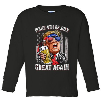 Trump Legends Never Die Fight Trump Assassination Attempt Toddler Long Sleeve Shirt