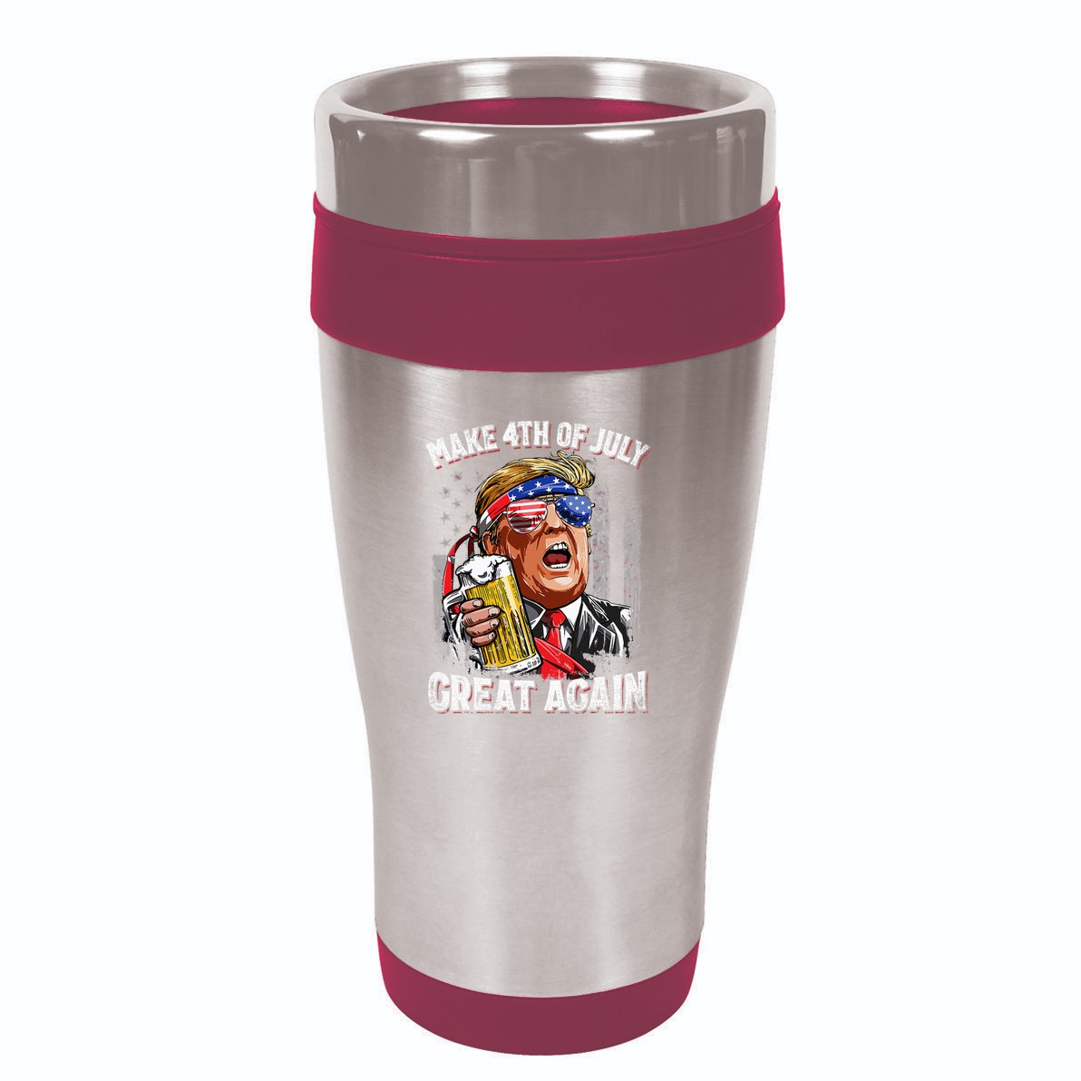 Trump Legends Never Die Fight Trump Assassination Attempt 16oz Travel Tumbler