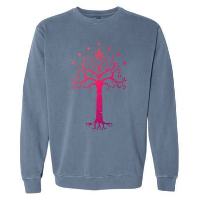 The Lord Of The Rings Gondor Tree Meaningful Gift Garment-Dyed Sweatshirt