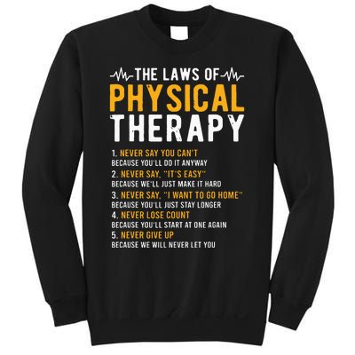 The Laws Of Physical Therapy Physical Therapist Sweatshirt