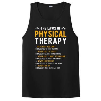 The Laws Of Physical Therapy Physical Therapist PosiCharge Competitor Tank