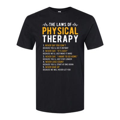 The Laws Of Physical Therapy Physical Therapist Softstyle CVC T-Shirt