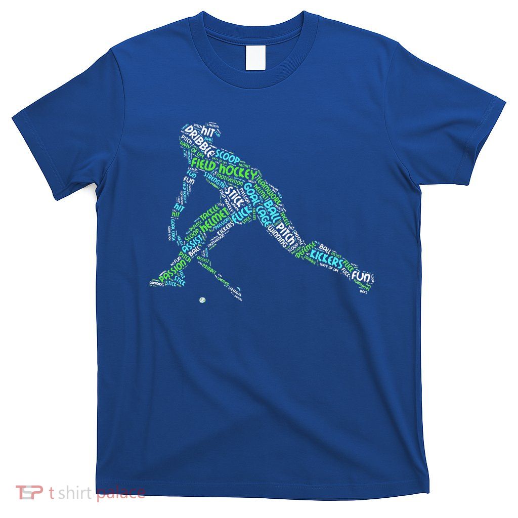 The Love Of Field Hockey Vintage Hockey Player T-Shirt