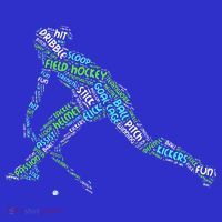 The Love Of Field Hockey Vintage Hockey Player T-Shirt