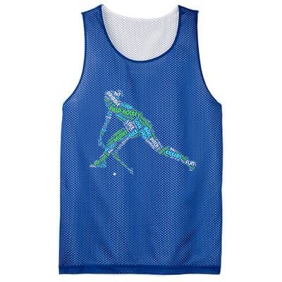 The Love Of Field Hockey Vintage Hockey Player Mesh Reversible Basketball Jersey Tank