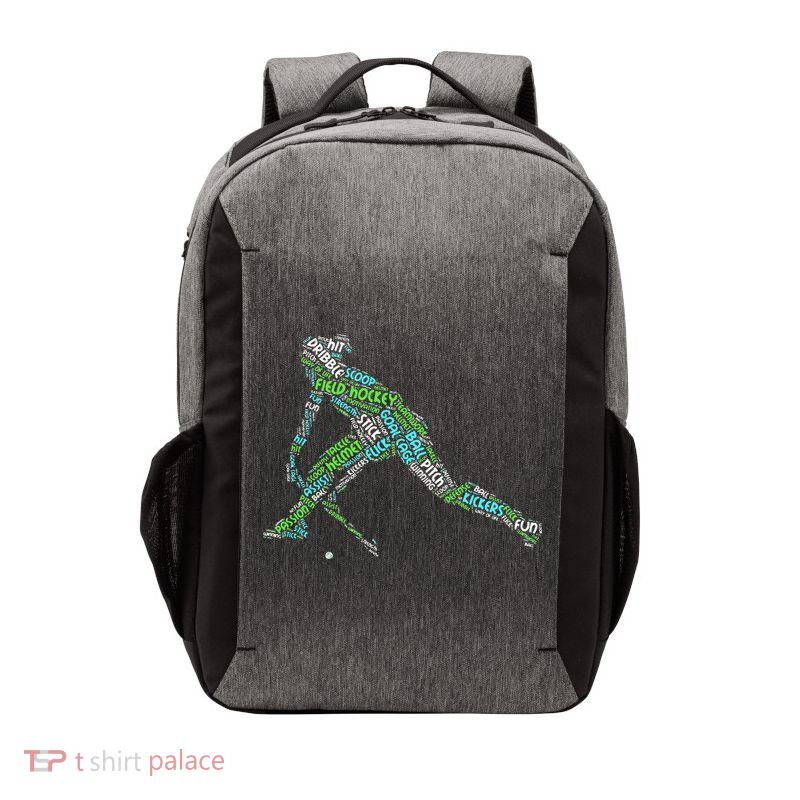 The Love Of Field Hockey Vintage Hockey Player Vector Backpack