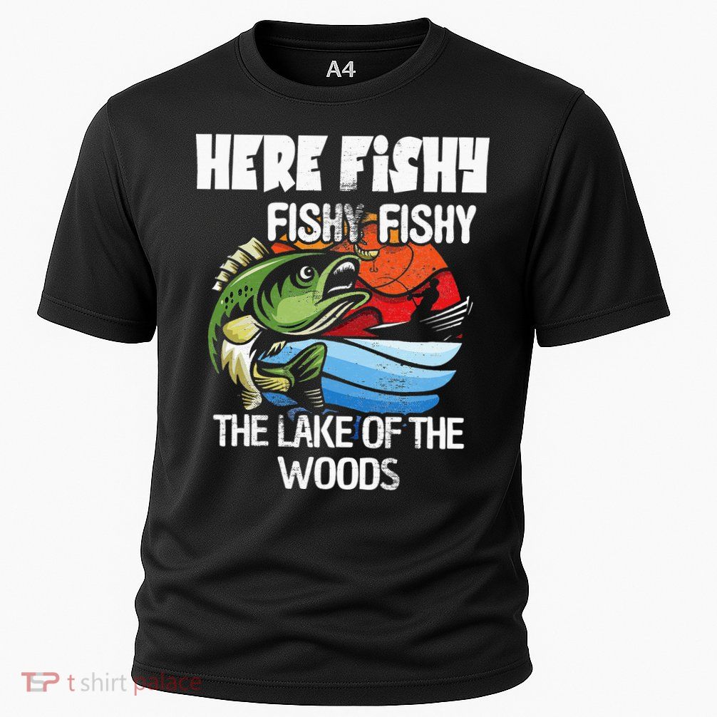 the lake of the woods Funny Fishing Performance Shirt