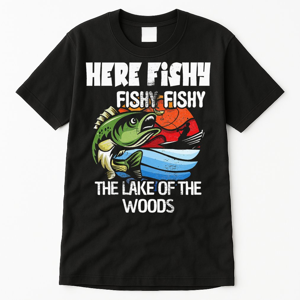the lake of the woods Funny Fishing Tall T-Shirt
