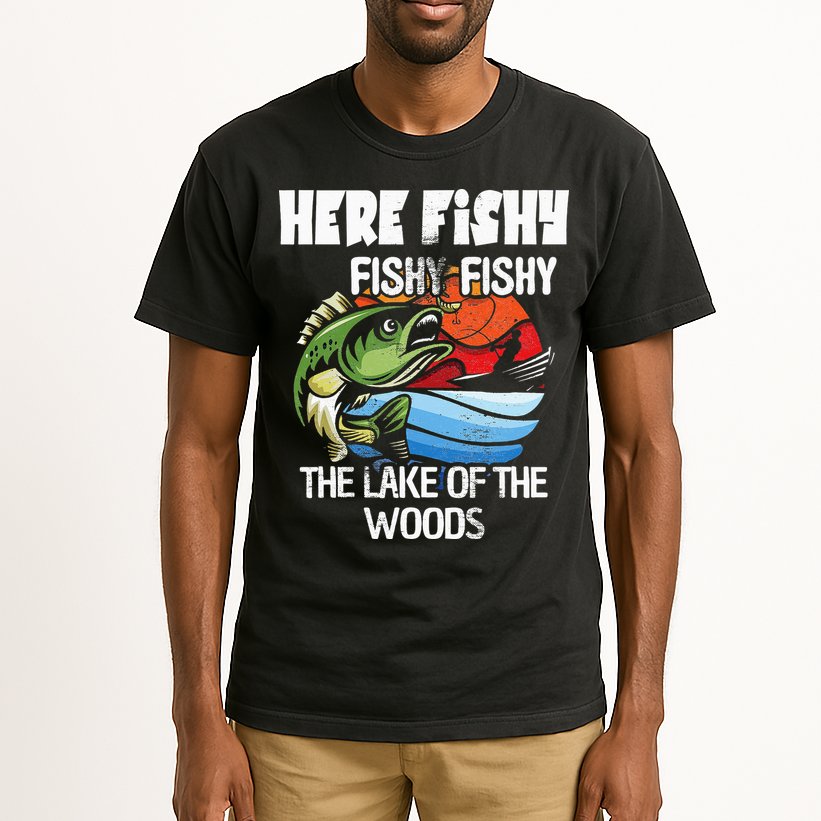 the lake of the woods Funny Fishing Tall T-Shirt
