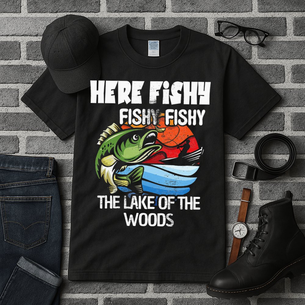 the lake of the woods Funny Fishing Tall T-Shirt