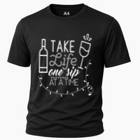 Take Life One Sip At A Time Performance Shirt