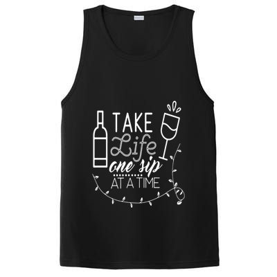 Take Life One Sip At A Time PosiCharge Competitor Tank