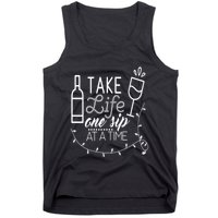 Take Life One Sip At A Time Tank Top