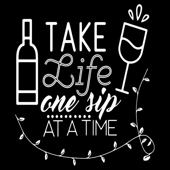 Take Life One Sip At A Time Wool Snapback Cap