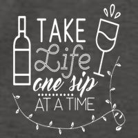 Take Life One Sip At A Time Vector Backpack