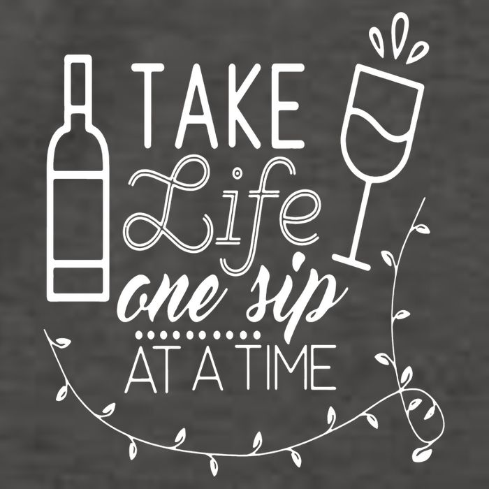 Take Life One Sip At A Time Vector Backpack