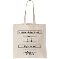The Letter Of The Week F Sight Word This Bag