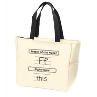 The Letter Of The Week F Sight Word This Zip Tote Bag