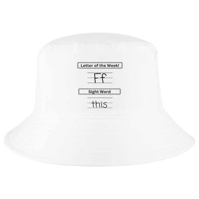 The Letter Of The Week F Sight Word This Cool Comfort Performance Bucket Hat