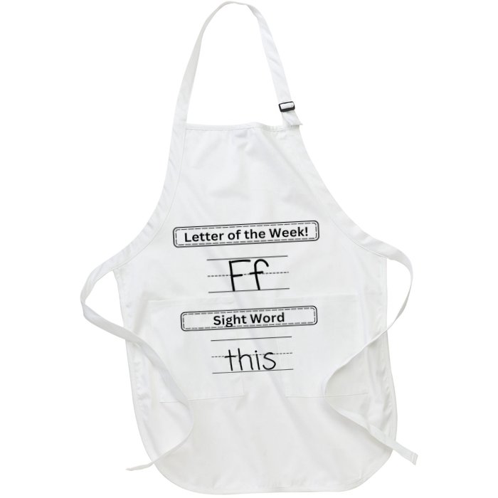 The Letter Of The Week F Sight Word This Apron