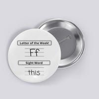 The Letter Of The Week F Sight Word This Button