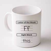 The Letter Of The Week F Sight Word This Mug